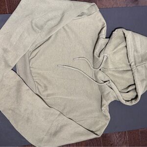 Women’s cropped  Olive Green Hoodie Sweater
